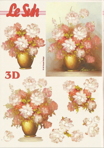 3D-Buch A5 Blumen von LeSuh (345633)