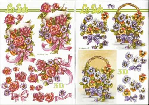 3D-Buch A5 Blumen von LeSuh (345627)