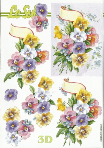 3D-Buch A5 Blumen von LeSuh (345627)