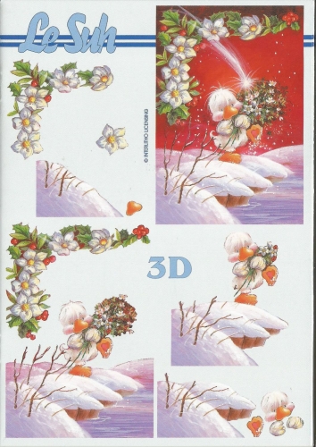 3D-Buch A5 Weihnachtskken von LeSuh (345605)