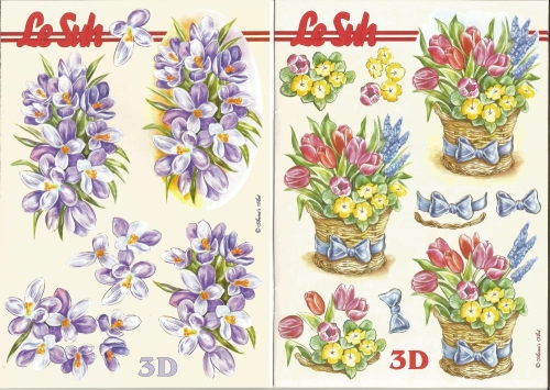 3D-Buch A5 Frhlingsblumen von LeSuh (345609)