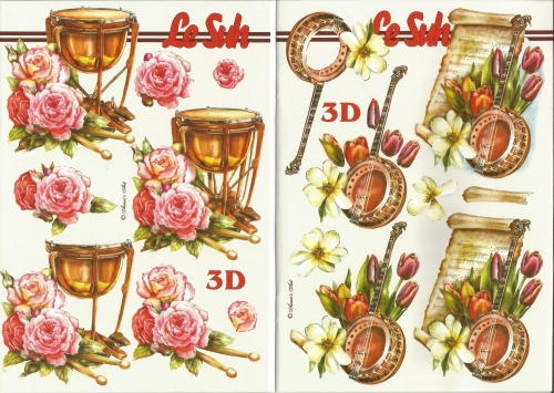3D-Buch A5 Musikinstrumente von LeSuh (345658)