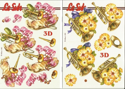 3D-Buch A5 Musikinstrumente von LeSuh (345658)