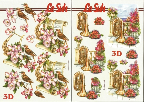 3D-Buch A5 Musikinstrumente von LeSuh (345658)