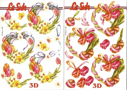 3D-Buch A5 Frhlingsblumen von LeSuh (345655)