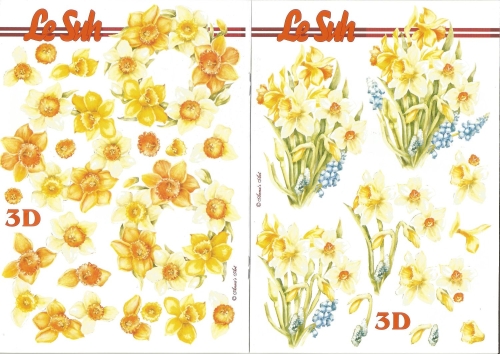 3D-Buch A5 Frhlingsblumen von LeSuh (345651)