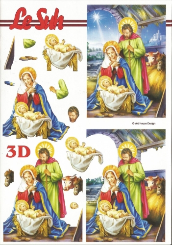 3D-Buch A5 Weihnachtskrippe von LeSuh (345656)