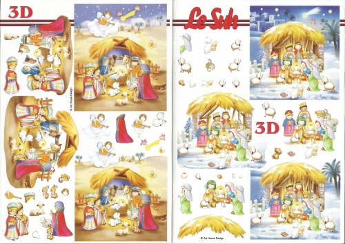 3D-Buch A5 Weihnachtskrippe von LeSuh (345656)