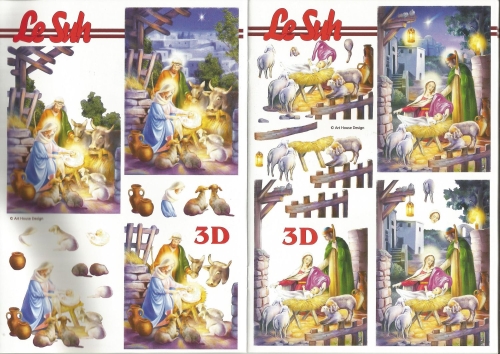 3D-Buch A5 Weihnachtskrippe von LeSuh (345656)