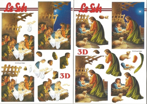 3D-Buch A5 Weihnachtskrippe von LeSuh (345656)
