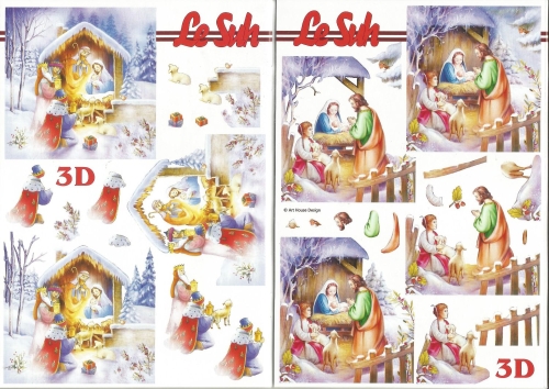 3D-Buch A5 Weihnachtskrippe von LeSuh (345656)