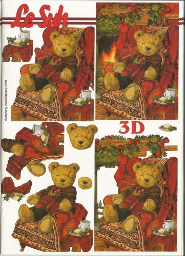 3D-Buch A5 Weihnachts-Bren von LeSuh (345653)