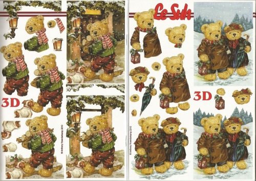 3D-Buch A5 Weihnachts-Bren von LeSuh (345653)