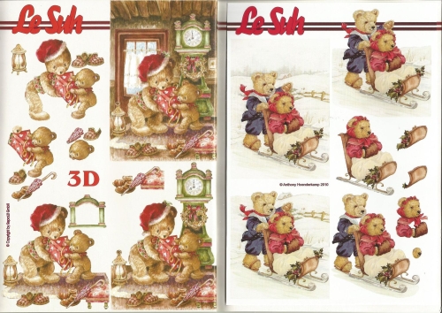 3D-Buch A5 Weihnachts-Bren von LeSuh (345653)