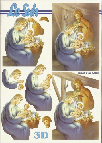 3D-Buch A5 Weihnachtskrippe von LeSuh (345642)