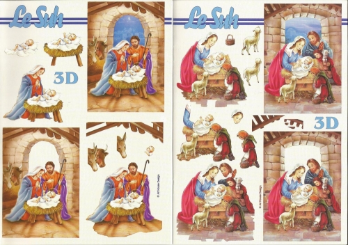 3D-Buch A5 Weihnachtskrippe von LeSuh (345642)