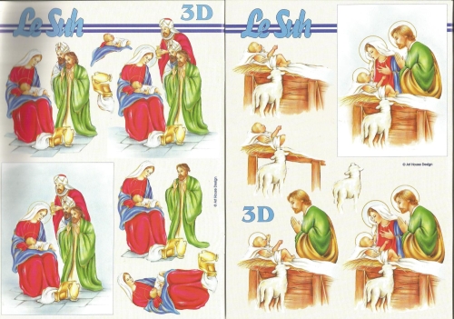 3D-Buch A5 Weihnachtskrippe von LeSuh (345642)