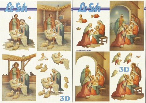 3D-Buch A5 Weihnachtskrippe von LeSuh (345642)