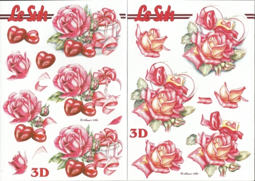 3D-Buch A5 Rosen von LeSuh (345667)