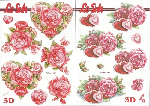 3D-Buch A5 Rosen von LeSuh (345667)