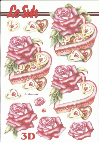 3D-Buch A5 Rosen von LeSuh (345667)