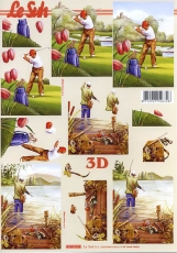 3D-Bogen Golf und Angeln von LeSuh (4169838)