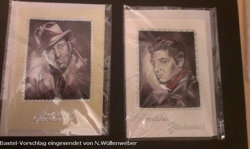 3D-Bogen Humphrey Bogart & Elvis Presley von LeSuh (4169971)