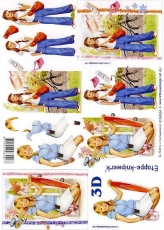 3D-Bogen Mädchen von LeSuh (4169664)