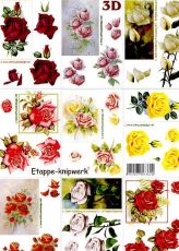 3D-Bogen Rosen klein von LeSuh (4169290)