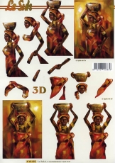 3D-Bogen Afrikanische Frau von LeSuh (4169892)