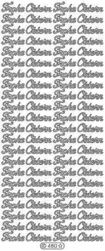 Sticker - Frohe Ostern - flieder - 480