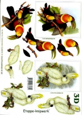 3D-Bogen Tukan und Kakadu von LeSuh (4169197)