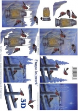 3D-Bogen Vgel im Schnee von LeSuh (4169509)