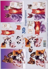 3D-Bogen Katzen und Hunde von LeSuh (4169264)