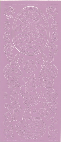 Sticker - Ostern - flieder - 881