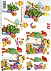 3D-Bogen Weihnachtskinder von LeSuh (416998)