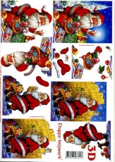 3D-Bogen Weihnachtsmann von LeSuh (4169214)