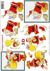 3D-Bogen Weihnachtsmann von LeSuh (4169101)