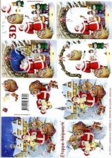 3D-Bogen Weihnachtsmann von LeSuh (4169300)