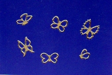 Sticker - Schmetterlinge 1 - gold - 1110