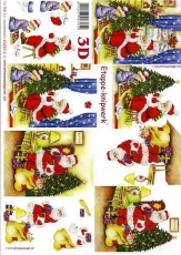 3D-Bogen Weihnachtsmann mit Kind von LeSuh (4169312)