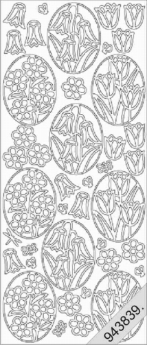 Sticker - Ostern - gold - 1123