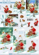 3D-Bogen Weihnachtsmann angelt von LeSuh (4169715)