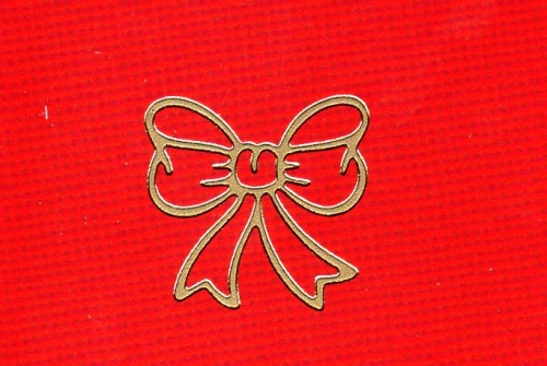 Sticker - Schleifen 2 - gold - 820