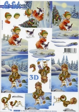 3D-Bogen Kind im Schnee von LeSuh (4169939)