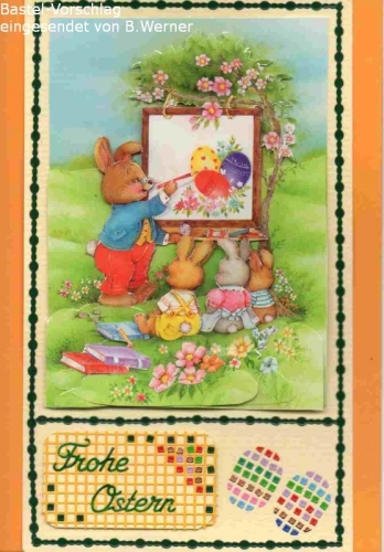 3D-Bogen Lehrer Osterhase von LeSuh (4169417)