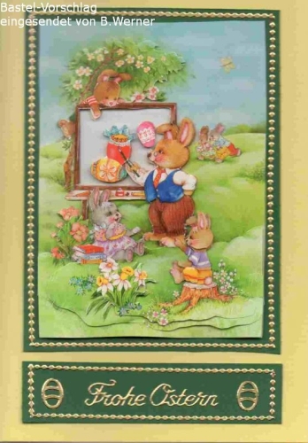 3D-Bogen Lehrer Osterhase von LeSuh (4169417)