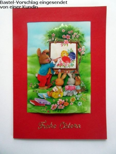 3D-Bogen Lehrer Osterhase von LeSuh (4169417)