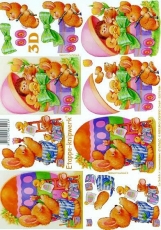 3D-Bogen Osterhase und Ei von LeSuh (4169660)