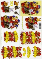 3D-Bogen Osterhase und Kken von LeSuh (4169243)